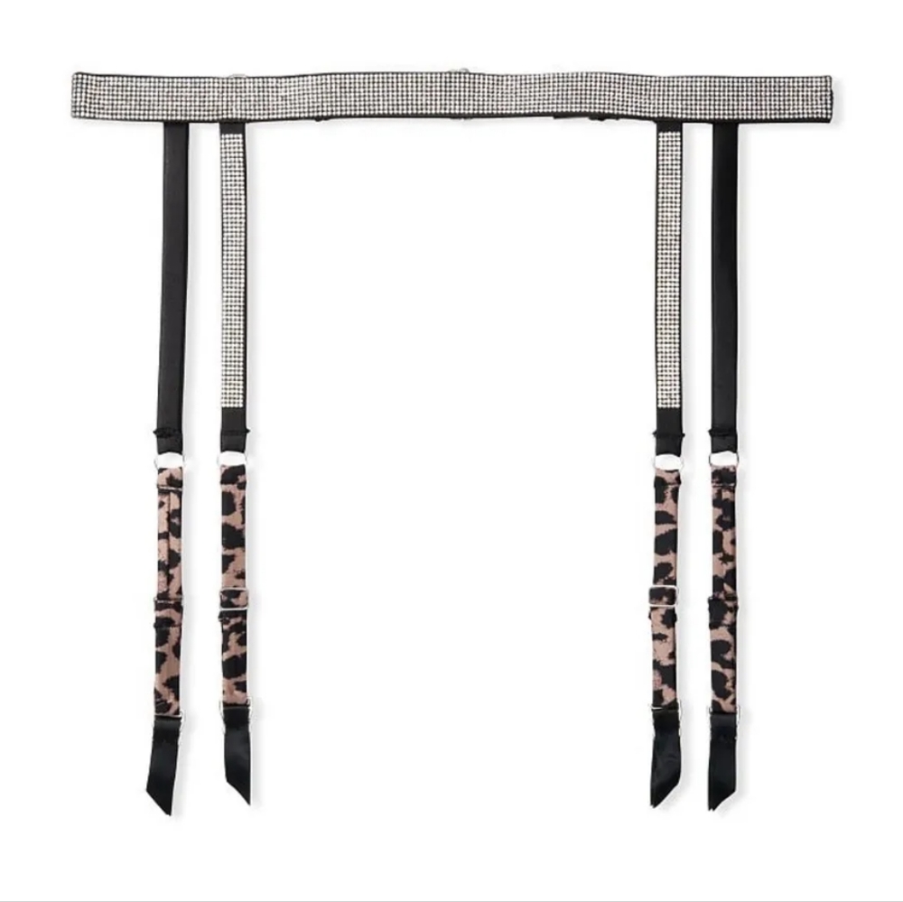 Victoria secret leopard garter belt